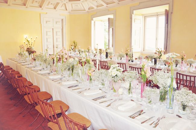 my vintage wedding in portugal wedding reception