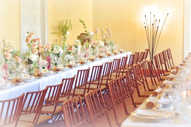 my vintage wedding in portugal wedding reception