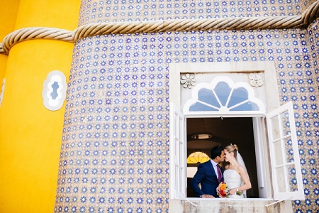 castle wedding in portugal